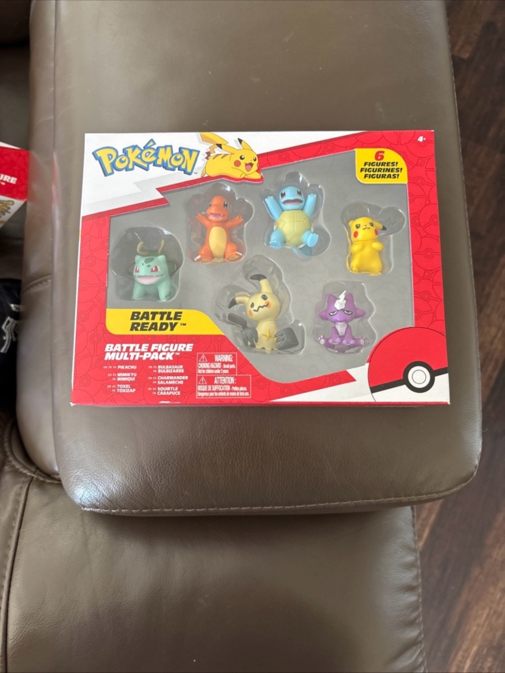 Pokemon Battle Figure Multi-Pack - Red, Yellow, Blue, Green, Purple, Orange